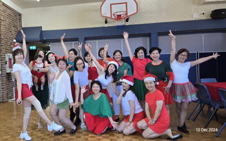 Line Dancing for Christmas Celebration 2024