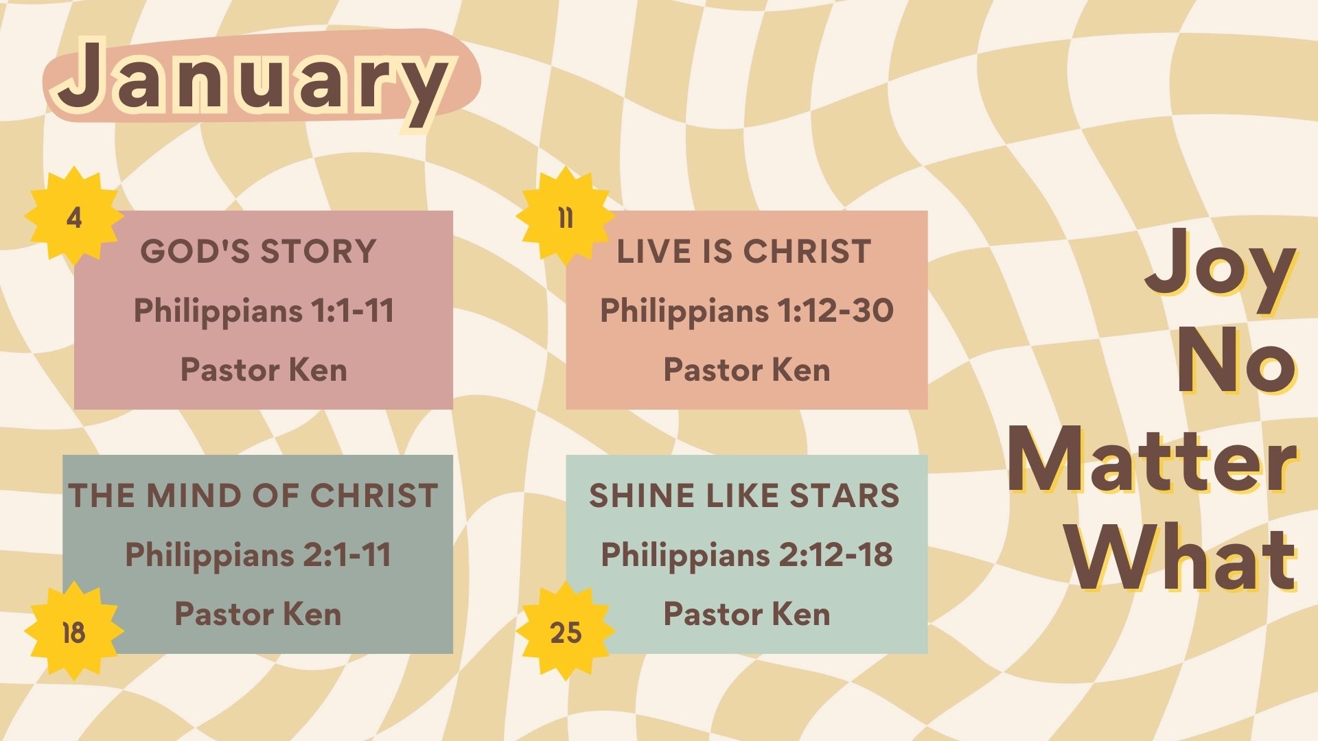 Jan 2026 Sermon Series