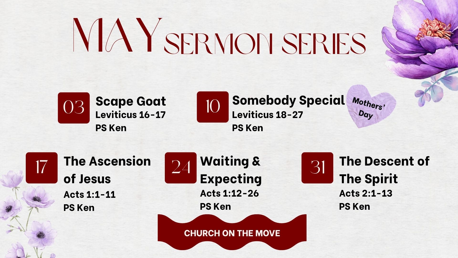 2026.05 - May Sermon Series 2026