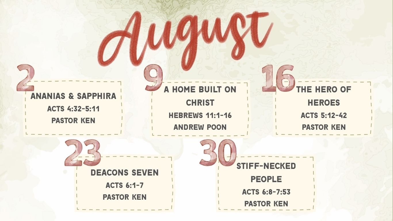 2026.08 - August sermon series 2026